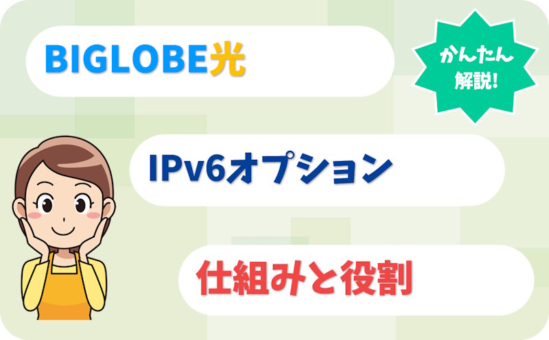 BIGLOBE光のIPv6オプションとは？IPv6オプションライトやv6プラスとの違いは？